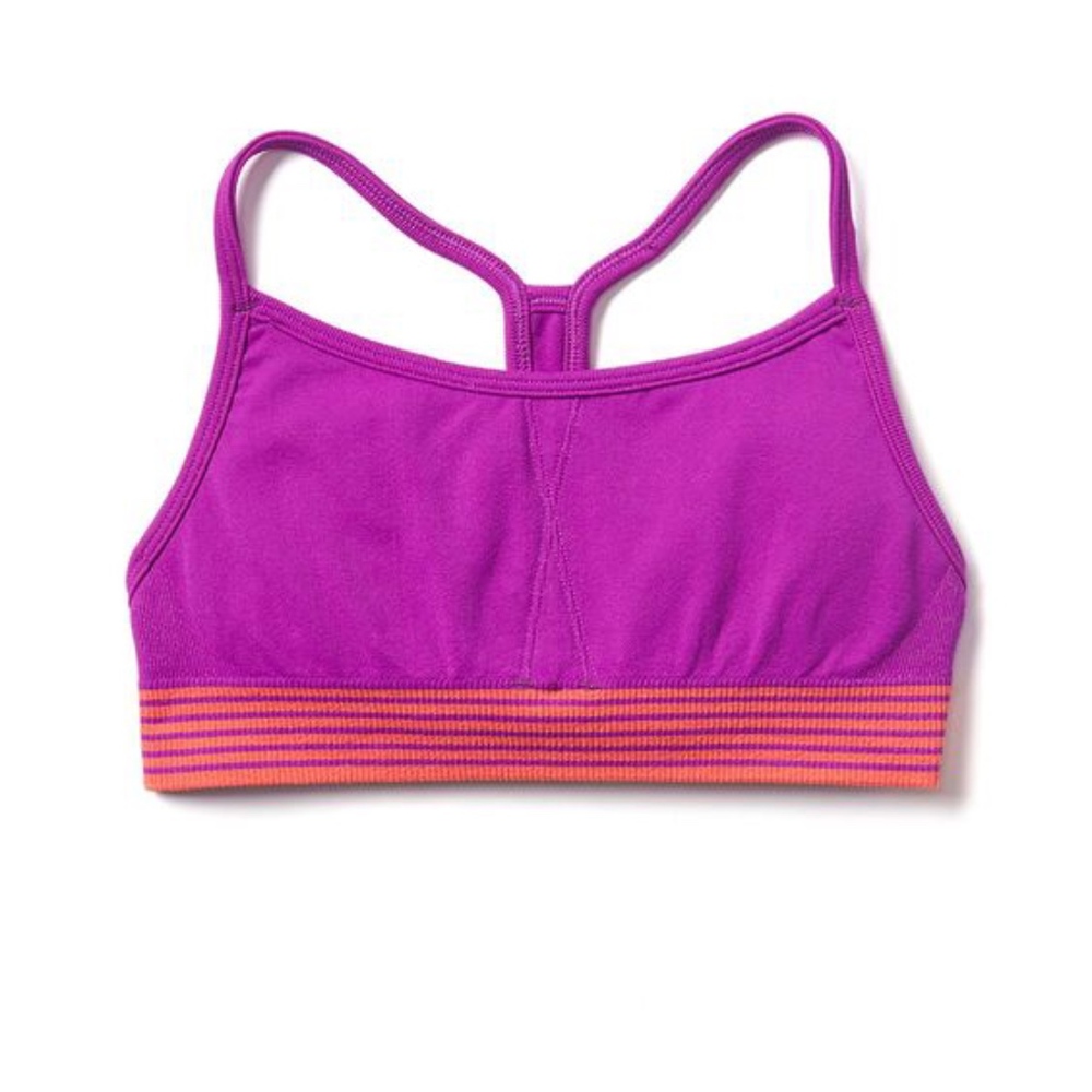 Athleta Girl Striped Track Bra NWT